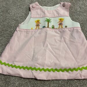 Smocked beach dress